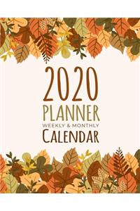 2020 Planner Weekly and Monthly