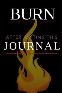 Burn After Writing this journal