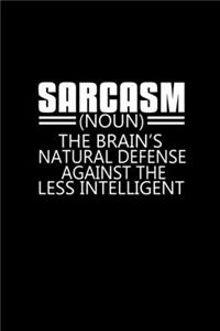 Sarcasm Noun. The Brain's Natural Defense Against The Less Intelligent