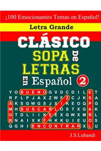 CLÁSICO SOPA De LETRAS En Español; 2