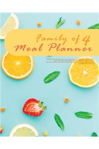 Family Of 4 Meal Planner