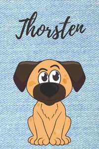 Thorsten personalisiertes Notizbuch Hunde / Buch / Malbuch / Kritzelbuch / Tagebuch / Journal / DIN A5 / Geschenke