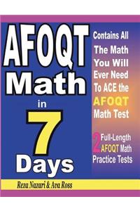 AFOQT Math in 7 Days