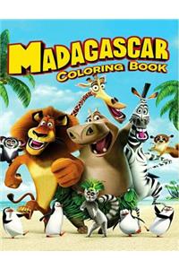 Madagascar Coloring Book: Coloring Book for Kids and Adults, This Amazing Coloring Book Will Make Your Kids Happier and Give Them Joy