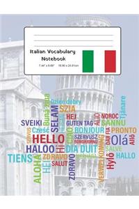 Italian Vocabulary Notebook