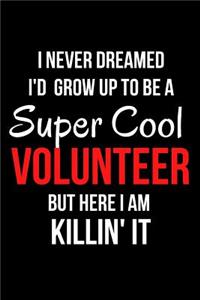 I Never Dreamed I'd Grow Up to Be a Super Cool Volunteer But Here I Am Killin' It