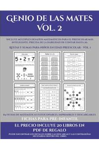 Fichas para pre-infantil (Genio de las mates Vol. 2)