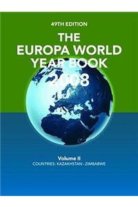 Europa World Year Book 2008 Volume 2