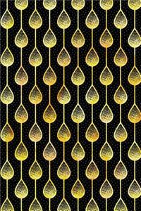 Journal Notebook Teardrops Pattern 5