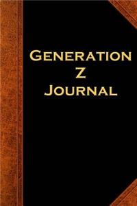 Generation Z Journal Vintage Style