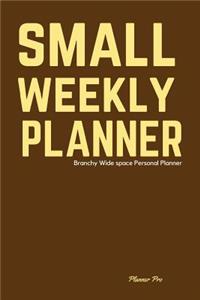 Branchy Small Weekly Planner