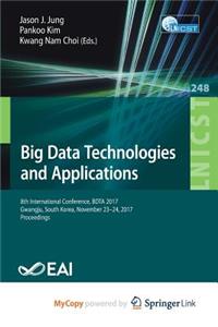 Big Data Technologies and Applications