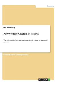 New Venture Creation in Nigeria