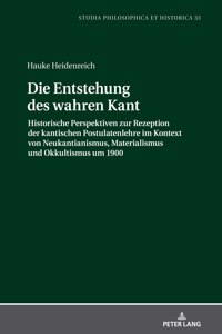 Entstehung des wahren Kant