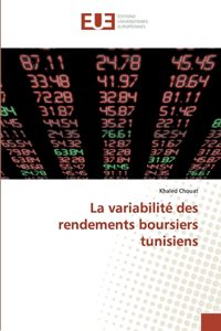 variabilité des rendements boursiers tunisiens