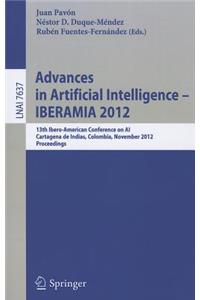 Advances in Artificial Intelligence -- Iberamia 2012