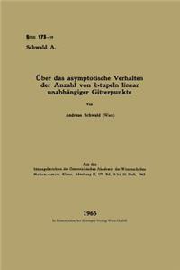 Über das asymptotische Verhalten der Anzahl von k-tupeln linear unabhängiger Gitterpunkte