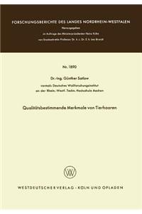 Qualitätsbestimmende Merkmale Von Tierhaaren