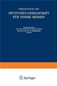 Verhandlungen Der Deutschen Gesellschaft Für Innere Medizin