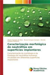 Caracterização morfológica de neutrófilos em superfícies implantares