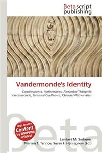 Vandermonde's Identity