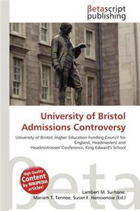University of Bristol Admissions Controversy