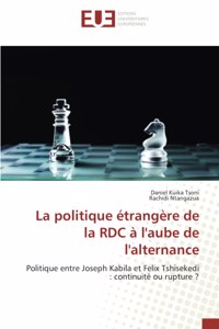 politique étrangère de la RDC à l'aube de l'alternance