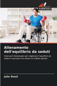 Allenamento dell'equilibrio da seduti