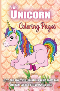 Unicorn Coloring Pages