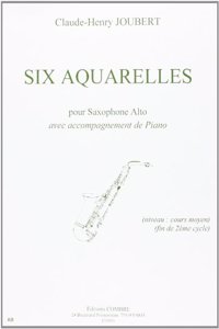 6 Aquarelles (alto saxophone and piano)