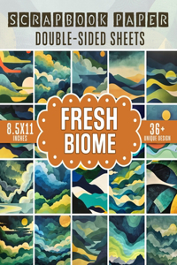 Fresh Biome Scrapbook Paper