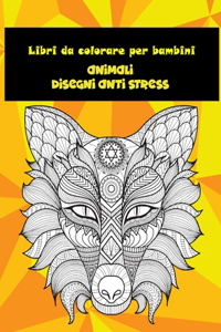 Libri da colorare per bambini - Disegni Anti stress - Animali