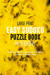 Large Print Easy Sudoku Puzzle Book for Seniors