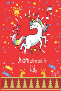 Unicorn Coloring Book For Kids: For kids ages 4-8, 44 Unique designs for boys and girls