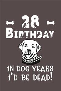 28 Birthday - In Dog Years I'd Be Dead!
