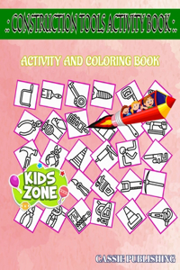 Construction Tools Activity Book