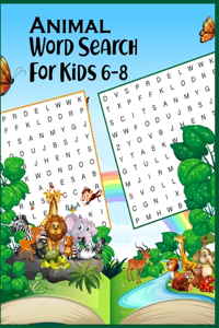 Animal Word Search For Kids 6-8