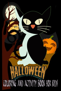 Halloween coloring And Activity Book For Kids