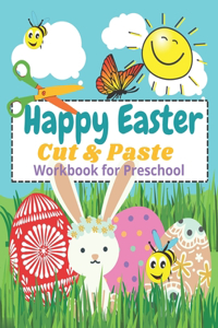 Happy Easter Cut and Paste Workbook for Preschool