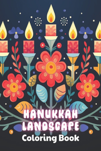 Hanukkah Landscape Coloring Book