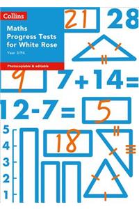 Collins Tests & Assessment - Year 3/P4 Maths Progress Tests for White Rose