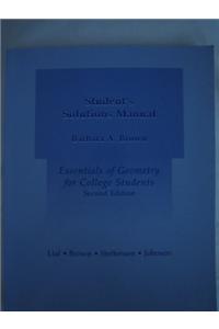 Student Solutions Manual for Essentials of Geometry for College Students