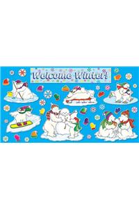 Polar Bears at Play Bulletin Board Set