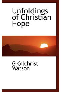 Unfoldings of Christian Hope