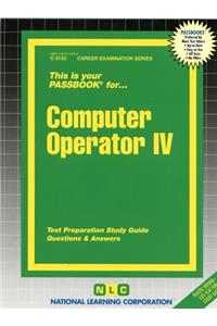 Computer Operator IV