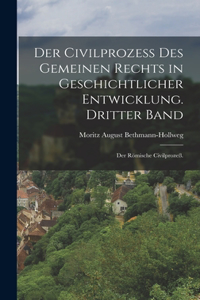 Civilprozeß des gemeinen Rechts in geschichtlicher Entwicklung. Dritter Band