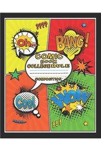 Comic Book College Rule Composition