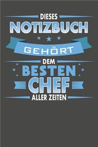 Dieses Notizbuch Gehört Dem Besten Chef Aller Zeiten