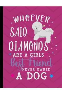 Whoever Said Diamonds Are A Girls Best Friend Never Owned A Dog