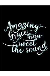 Bible Study Planner Journal Amazing Grace How Sweet The Sound